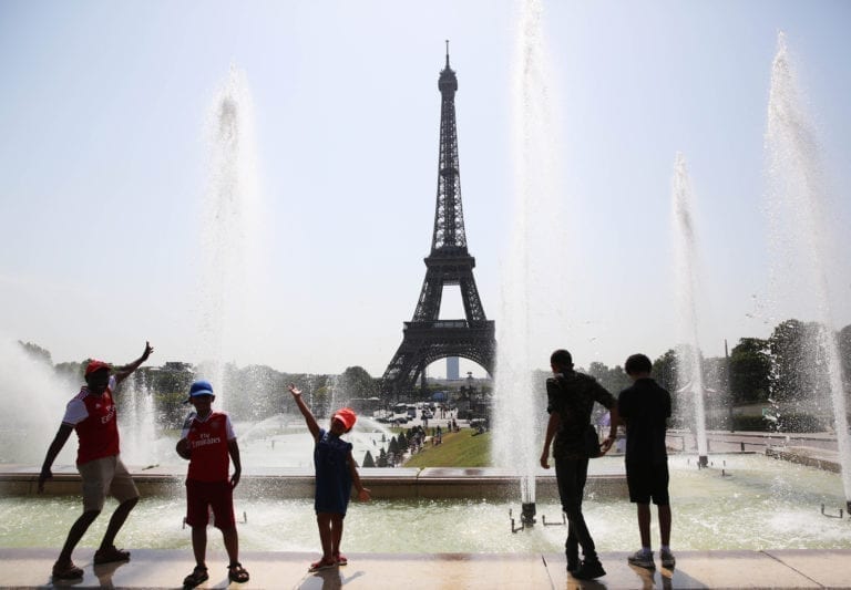 Más de 40 grados marcó el termómetro en Europa