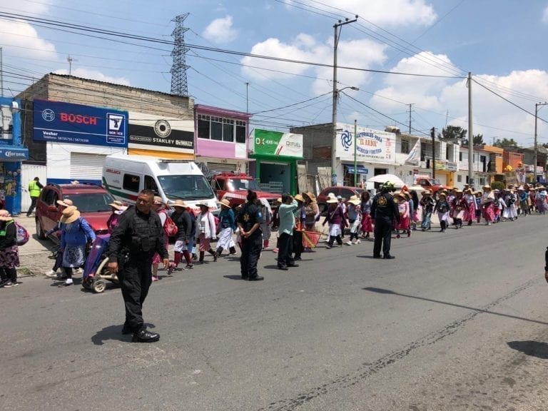 Saldo blanco peregrinación Cuautitlán mexico