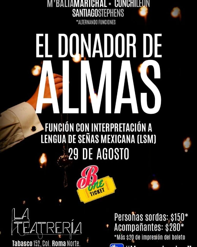 El Donador de Almas, una obra de teatro incluyente