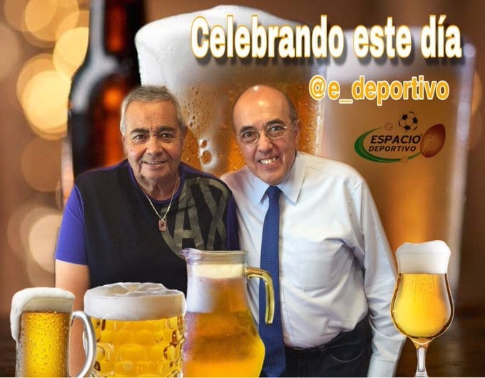 Celebrando el día Internacional de la Cerveza en Espacio Deportivo de la Tarde 02 de Agosto 2019