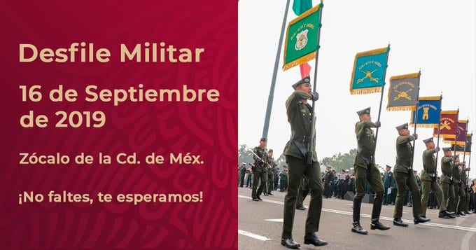 Esta será la ruta del Desfile Militar en la CDMX