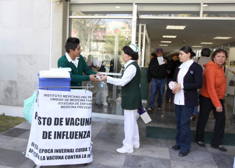 Aplicará IMSS mas de 10 millones de vacunas contra la Influenza a derechohabientes