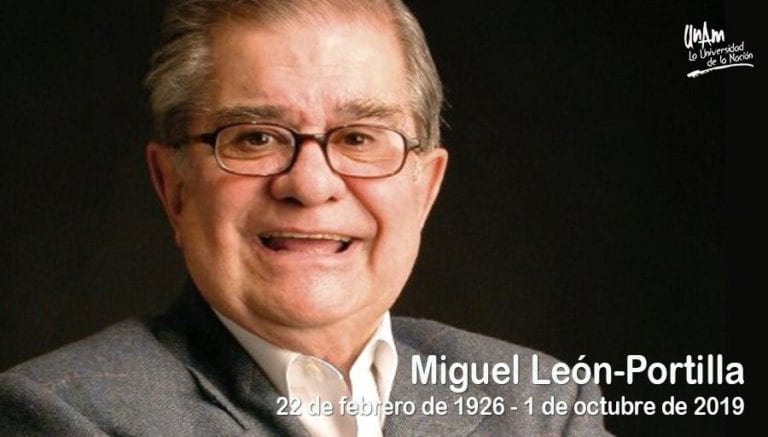 Confirma el presidente López Obrador, muerte de Miguel León Portilla