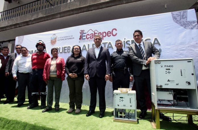 Comenzominstalacion alertas sísmicas en Ecatepec
