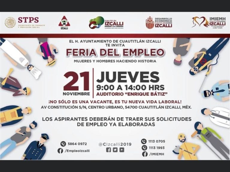 Feria del empleo en Cuautitlán izcalli