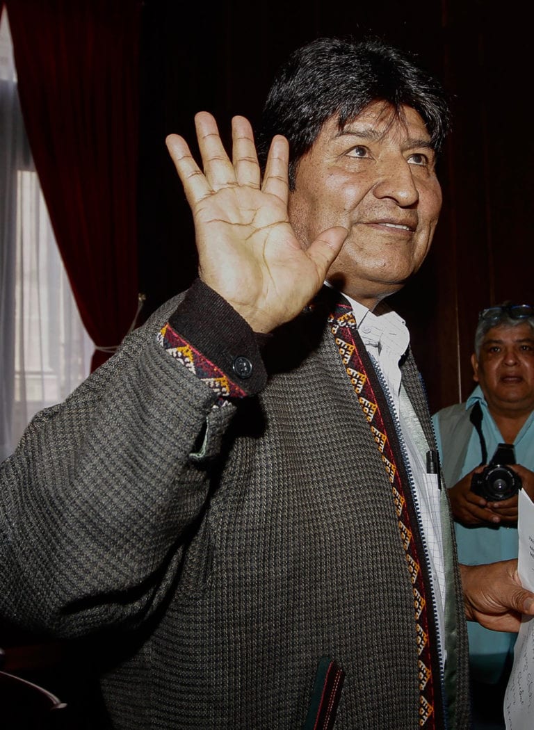 Evo Morales ya se encuentra en Argentina