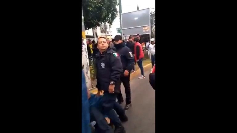 Policías de Nezahualcóyotl detuvieron a uno de la Ciudad de México