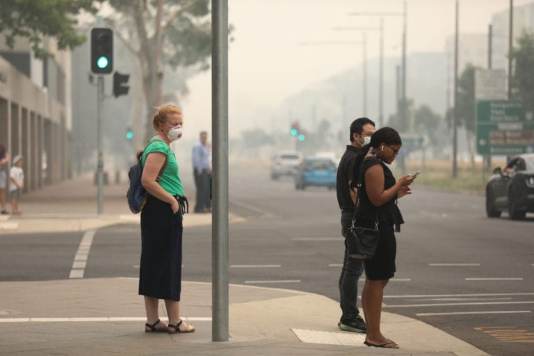 El humo de los incendios de Australia afecta Chile y Argentina