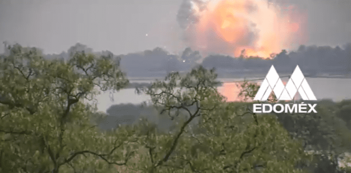 explosión de polvorín en Zumpango