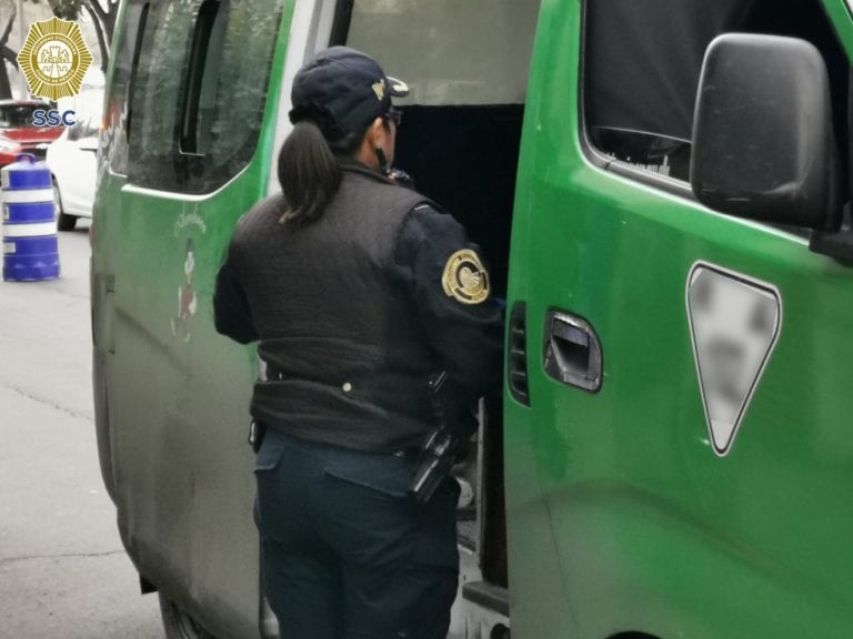 Policía capitalina reforzó su operativo para inhibir el robo en transporte público