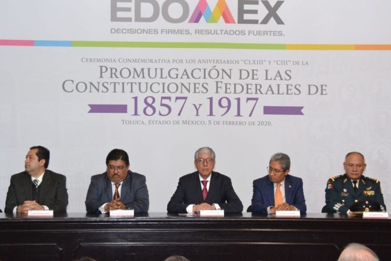Conmemora EDOMEX promulgación constituciones
