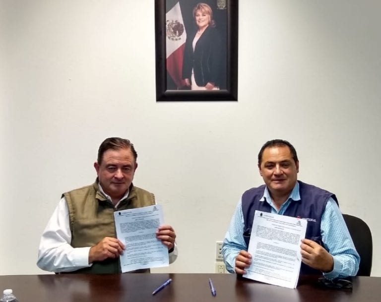 Gobierno de Atizapán y comerciantes firman acuerdo para abasto de alimentos