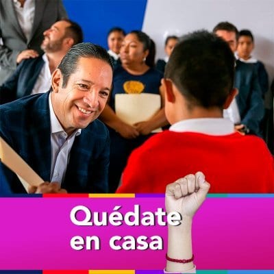 Gobernador de Querétaro vence el COVID19