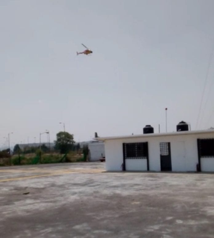 Perifoneo aéreo Helicóptero Coyote 1 en Nezahualcóyotl