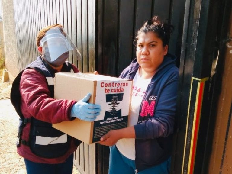 Inicia entrega kits alimentarios en la Magdalena Contreras