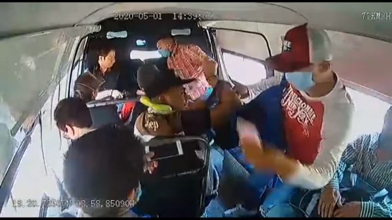 Captan robo a transporte público, otra vez en el Estado de México