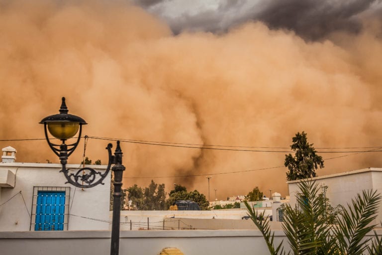 ¿Qué es la nube de polvo del Sahara?