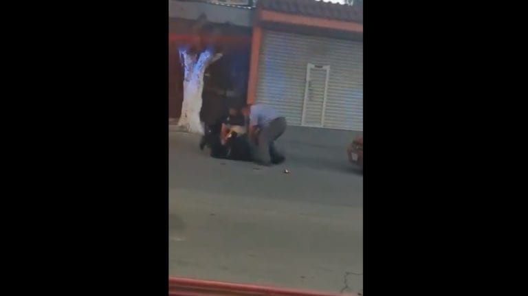 Captan abuso policial en León, Guanajuato