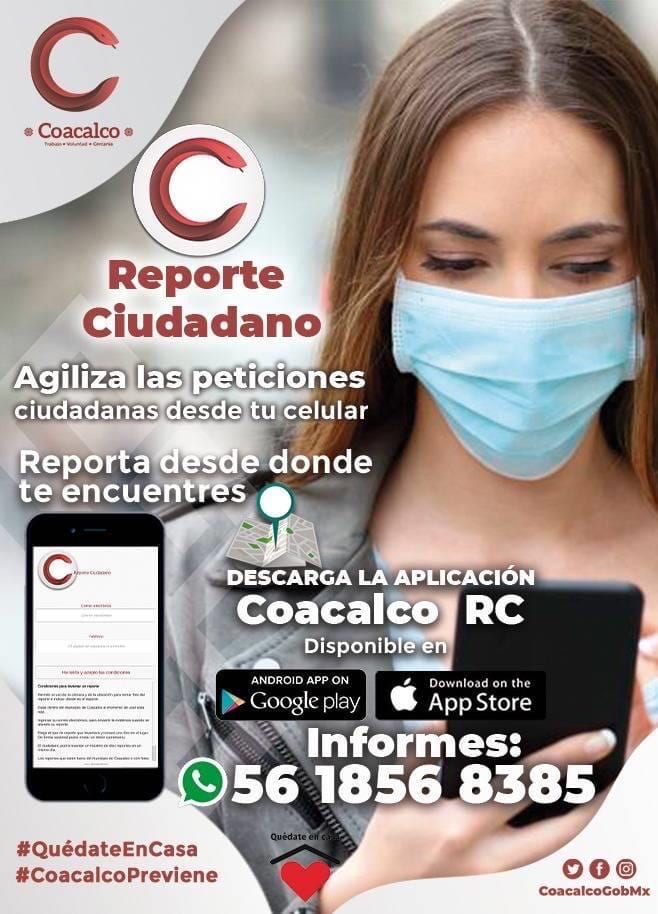 Comenzó funciones la app Coacalco Reporte Ciudadano