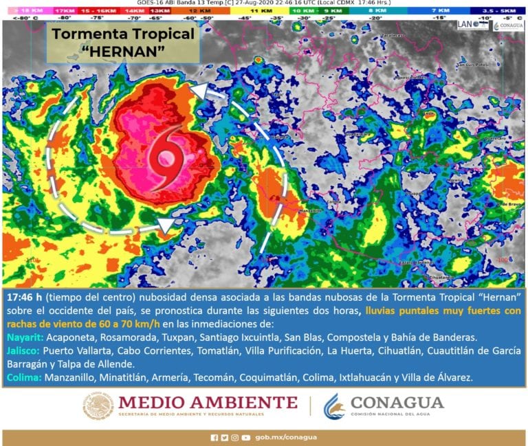 tormenta tropical Hernán