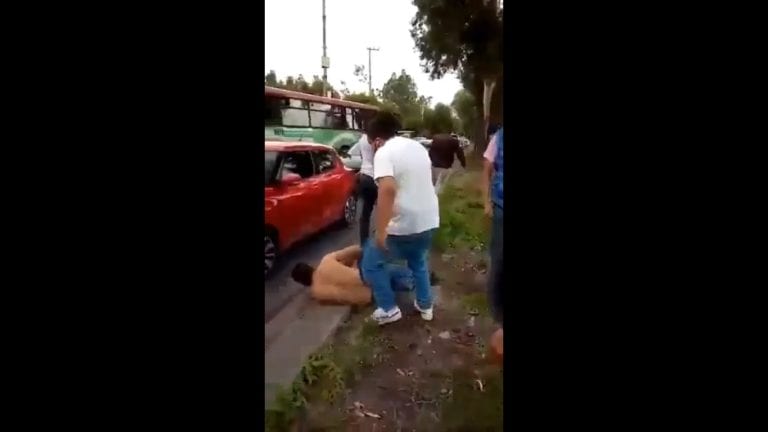 Otra golpiza a un ladrón, ahora en Xochimilco