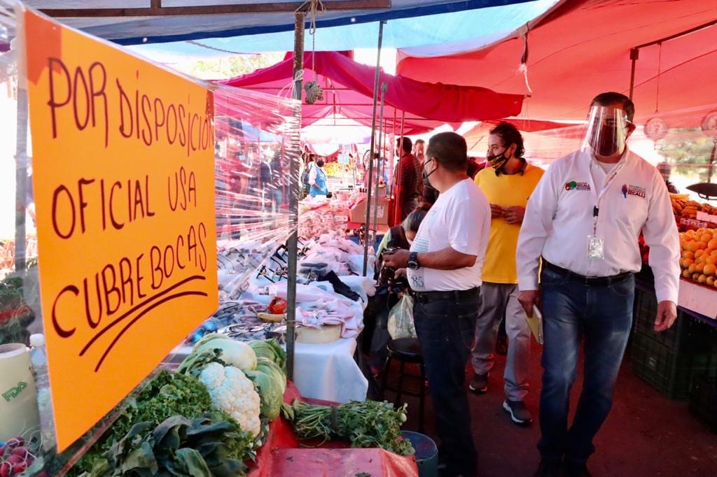 Continúan Operativos En Izcalli Para Que Se Cumplan Con Medidas Sanitarias En Tianguis 889 8002