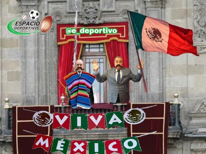 Listos para dar el Grito de “viva México” en Espacio Deportivo de la Tarde 15 de Septiembre 2020