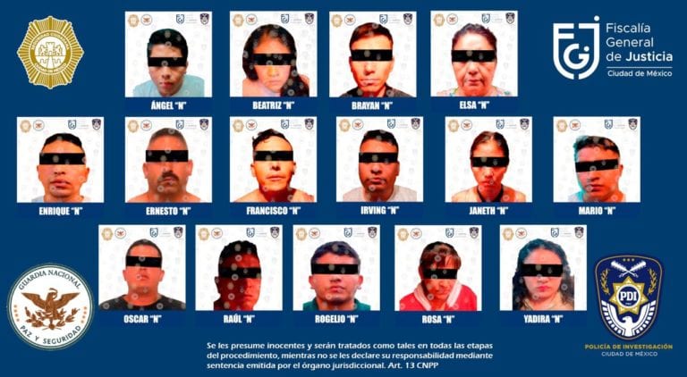 Operativo contra narcomenudeo en Venustiano Carranza deja 15 detenidos