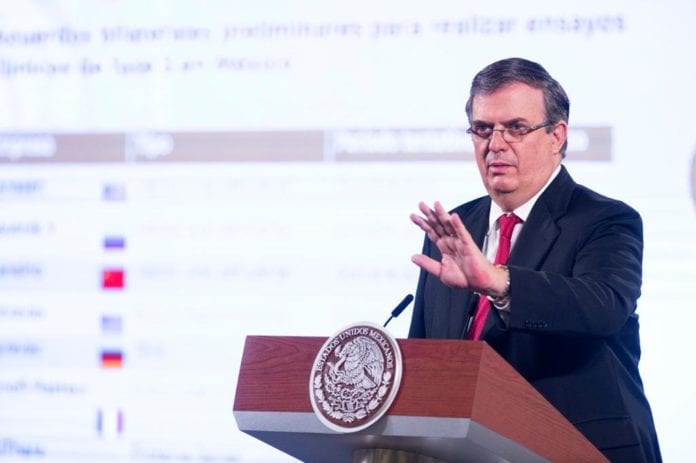 Marcelo Ebrard secretario de Relaciones Exteriores