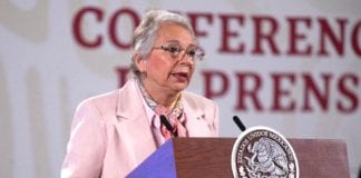 Olga Sánchez Cordero. Secretaria de Gobernación.