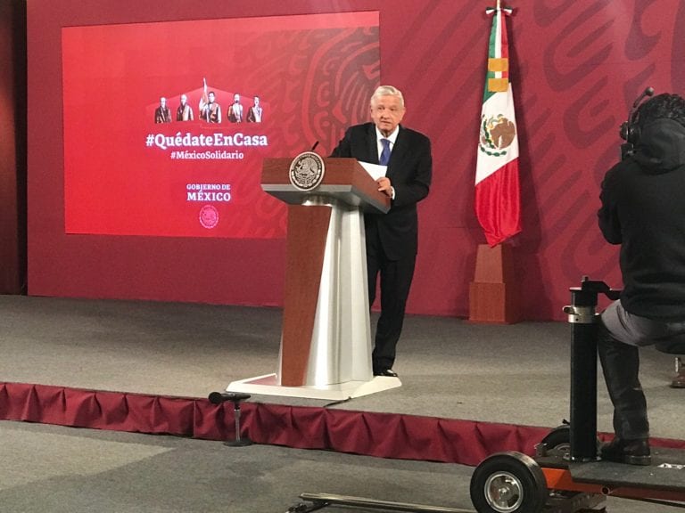 Presidente de México en Palacio Nacional