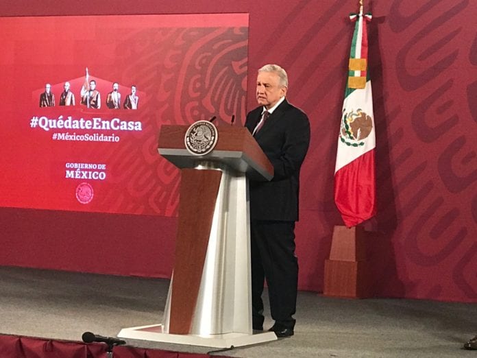 Presidente de México en Palacio Nacional