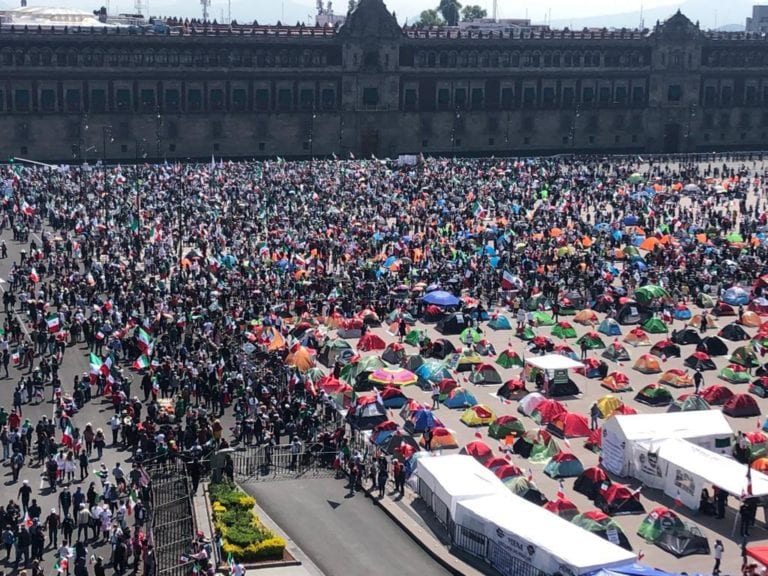 Frenaaa asegura que se manifestaron más de 153 mil personas, autoridades dicen que 8 mil
