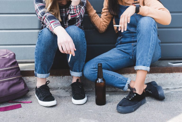 adolescentes alcohol cigarro