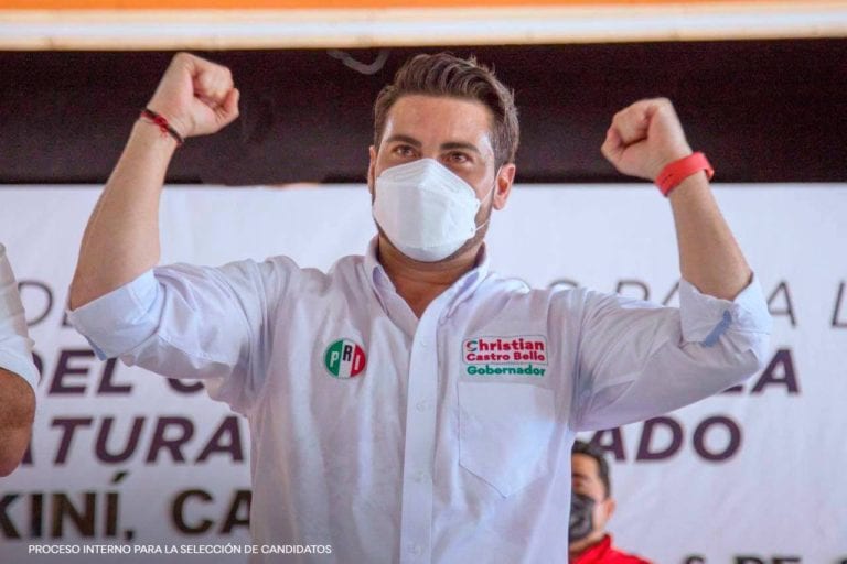 Oficializan candidatura de Christian Castro para gobernador de Campeche