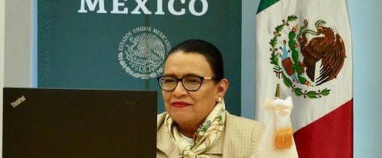 México busca transitar de un modelo de guerra a uno de paz: Rosa Icela Rodríguez