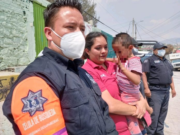 Rescata policía de Ecatepec a menor