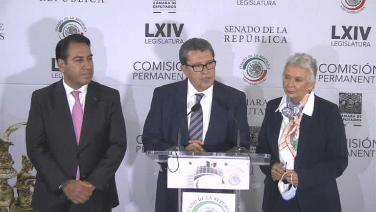 Morena avala la decisión de la presidenta del Senado, Olga Sánchez Cordero de no promover controversia constitucional en contra del acuerdo del Ejecutivo