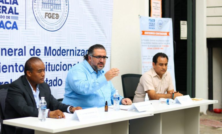 Arturo Peimbert Calvo presentó el Programa de Fortalecimiento Institucional de la FGEO