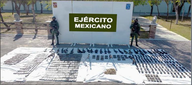 SEDENA desarticuló un campamento de tiro en Tamaulipas