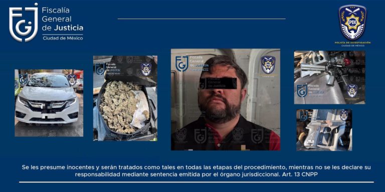 Fue detenido “El Güero Fresa” líder de narcomenudistas en Iztapalapa y Tláhuac