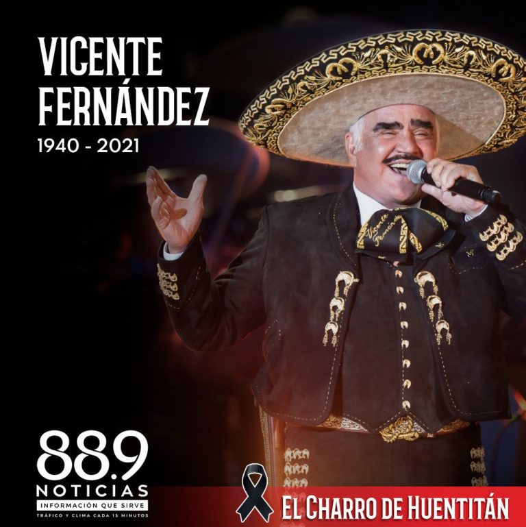 Despiden a Vicente Fernández con la música del mariachi
