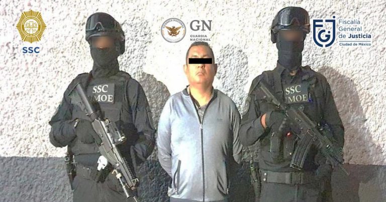 Fue detenido en la CDMX “El Viejón” integrante del “Cártel del Pacifico”