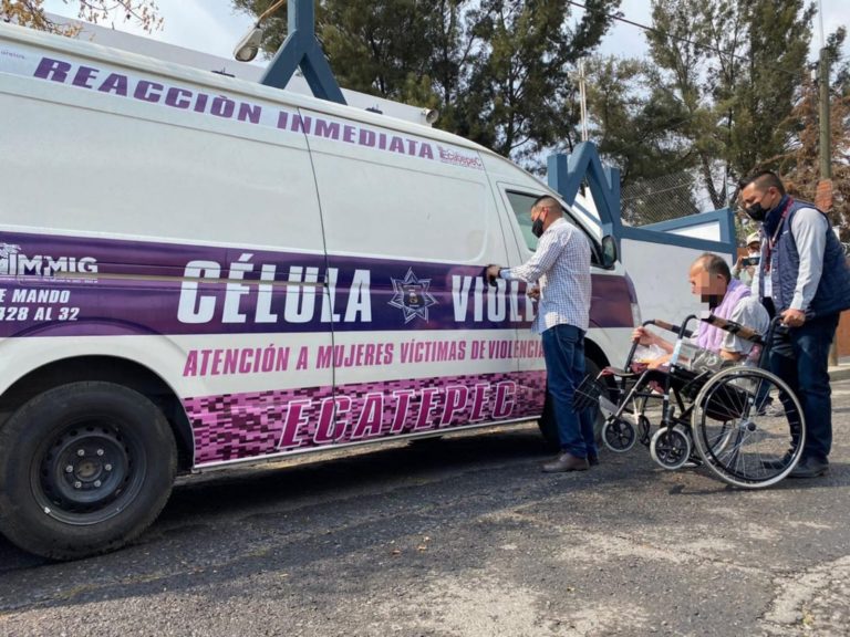 Autoridades de Ecatepec rescatan a hombre con discapacidad abandonado en iglesia