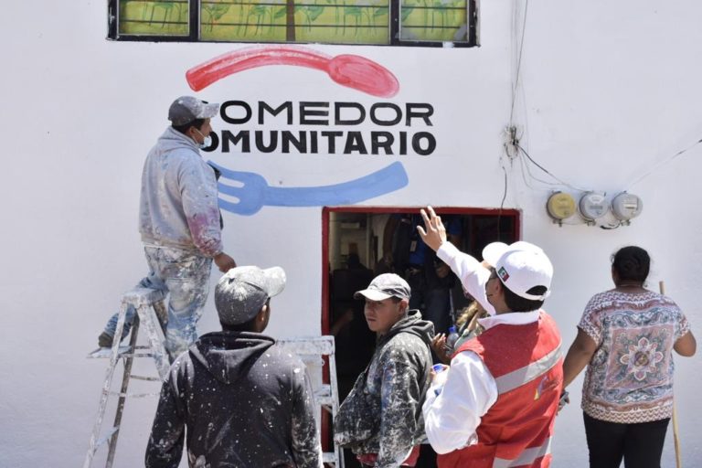 Luego de permanecer cerrados por 3 años rehabilitan 15 comedores comunitarios en Tlalnepantla