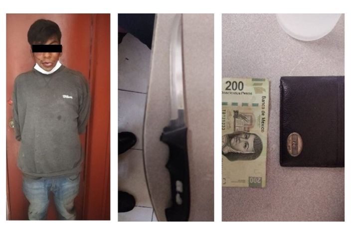 Fue detenido sujeto quien robó casa habitación con violencia en Ecatepec