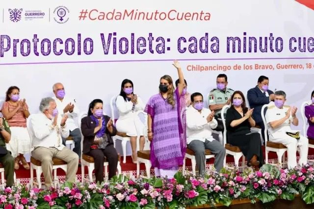 Evelyn Salgado pone en marcha “Protocolo Violeta” en Guerrero