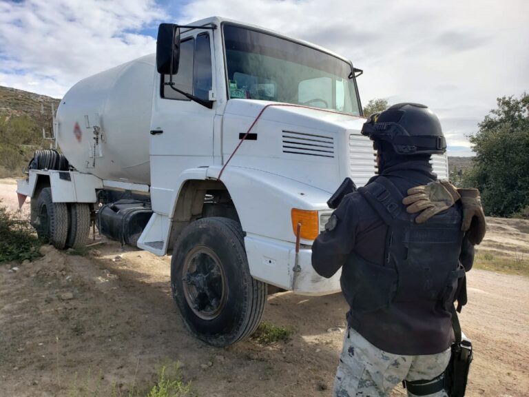 Guardia Nacional aseguró en Puebla 5 pipas destinadas a la venta ilegal del gas LP