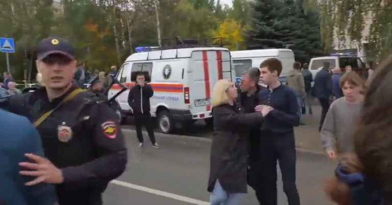 Aumentan a 17 las víctimas por tiroteo en Rusia
