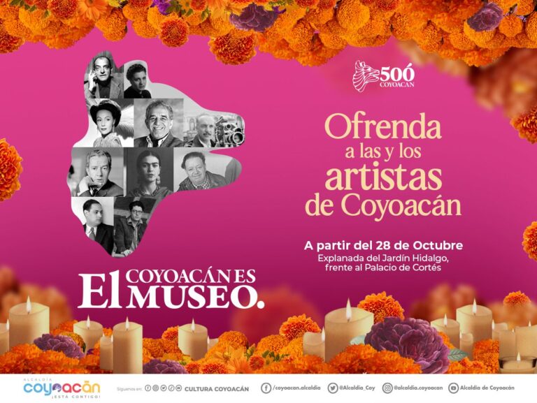 Todo listo para conmemorar el “Día de Muertos” en Coyoacán
